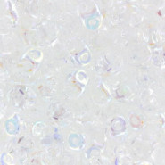 SuperDuo Beads 2.5x5mm Crystal AB